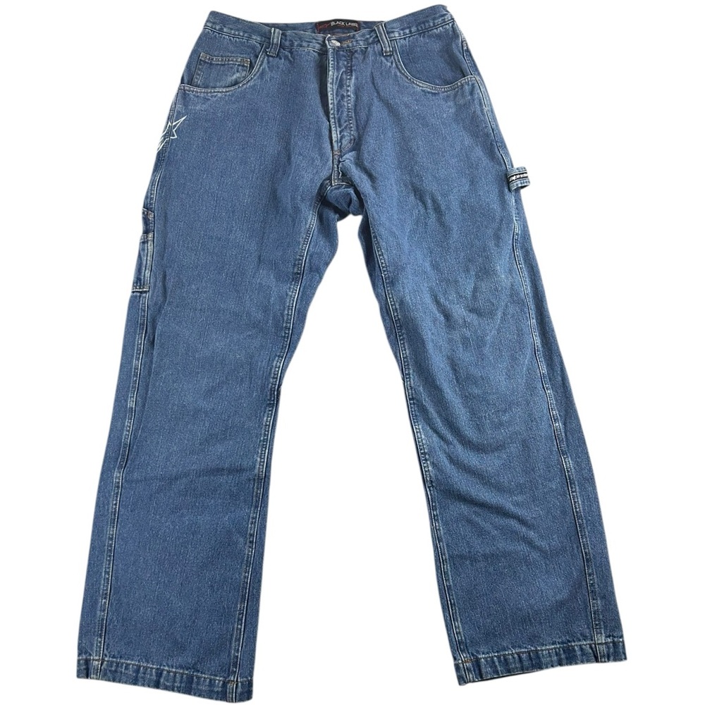 Vintage Y2K Alpinestars Black Label Baggy Jeans Size 34‎ Y2K Workwear Streetwear